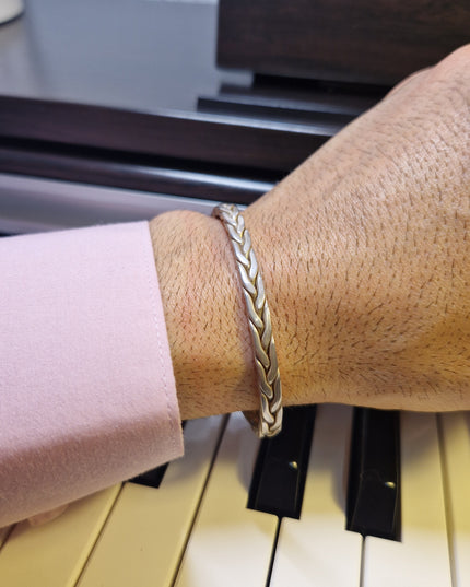 Massiv 925 Silber Unisex Handgemachtes Armband