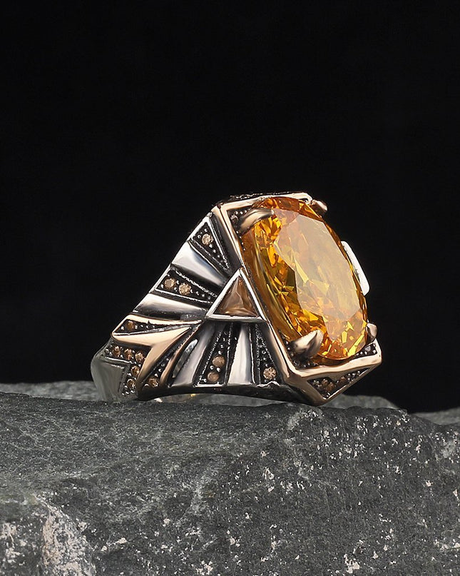 925 Silber Citrin