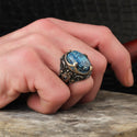 Azurit-Ringe