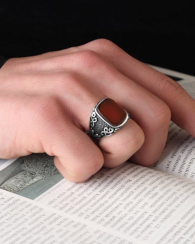 925 Silber Ring Achat