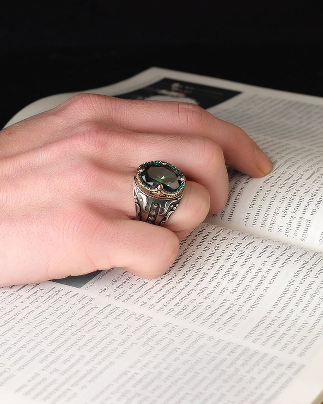925 Silber Ring Topaz