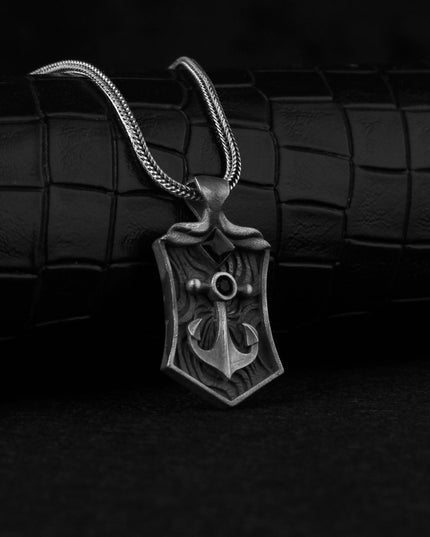 Anker Halskette 925 Sterling Silber