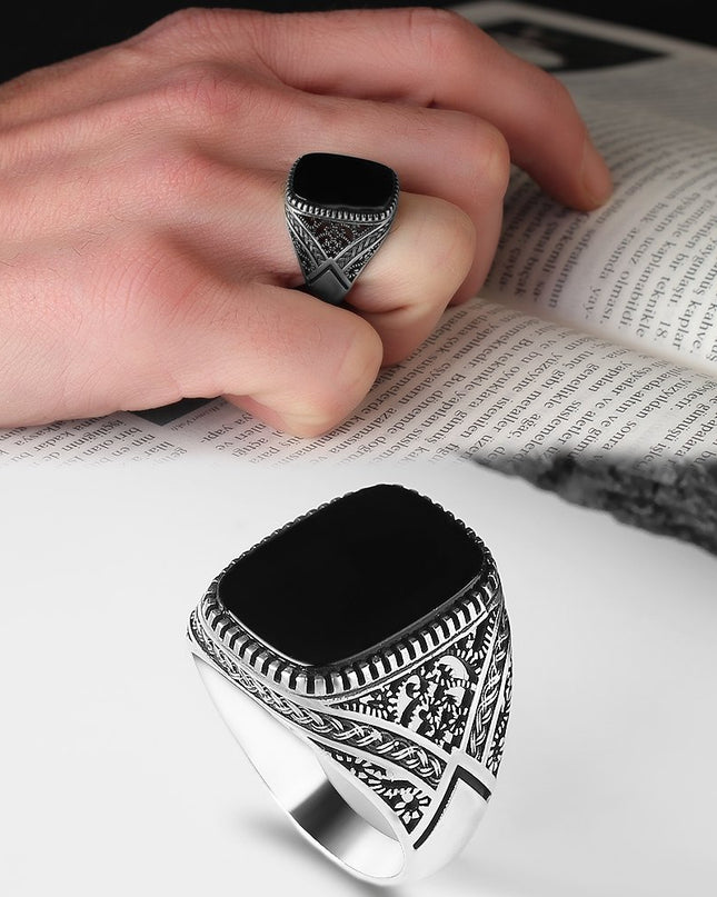 925 Silber Ring Onyx