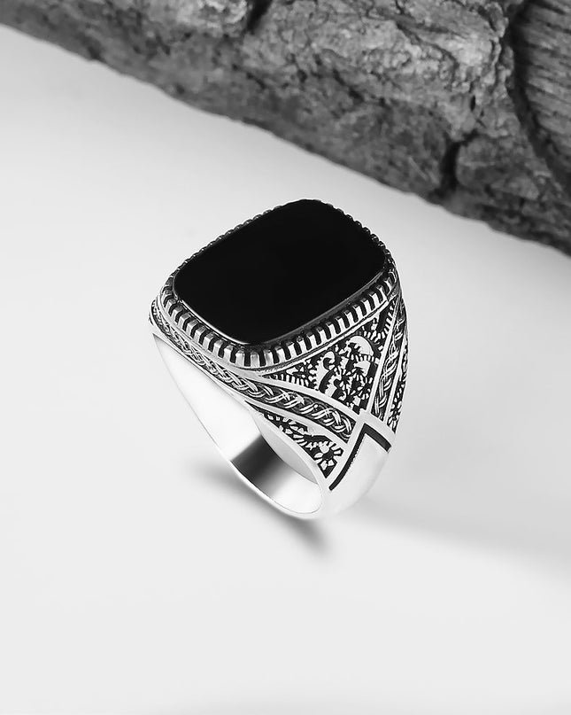 925 Silber Ring Onyx