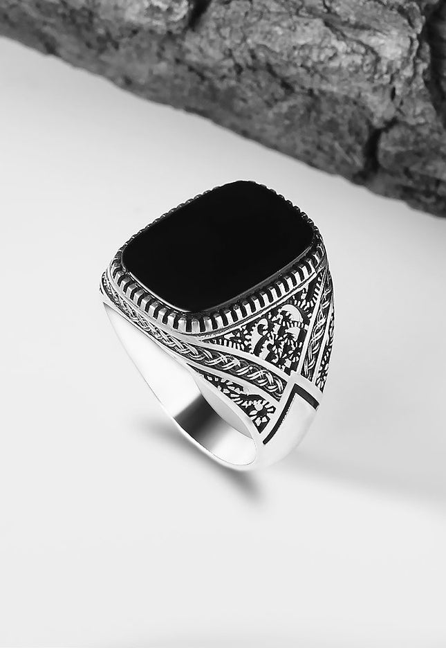 925 Silber Ring Onyx