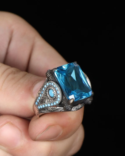925 Silber Blau Topaz