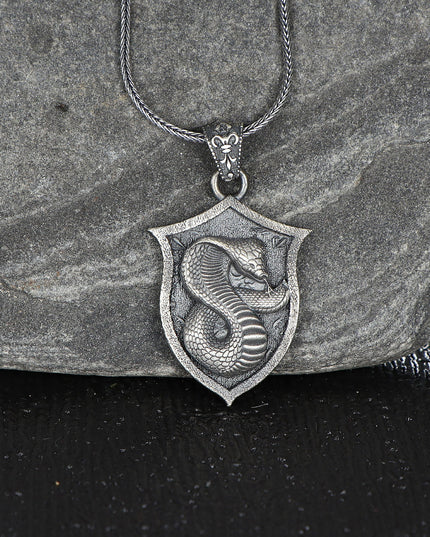 Schlange Halskette 925 Sterling Silber