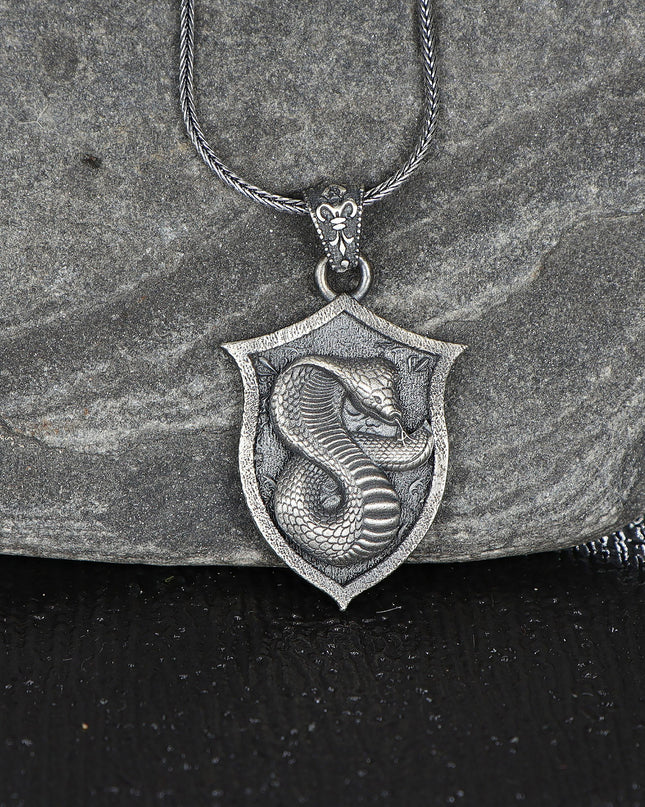 Schlange Halskette 925 Sterling Silber
