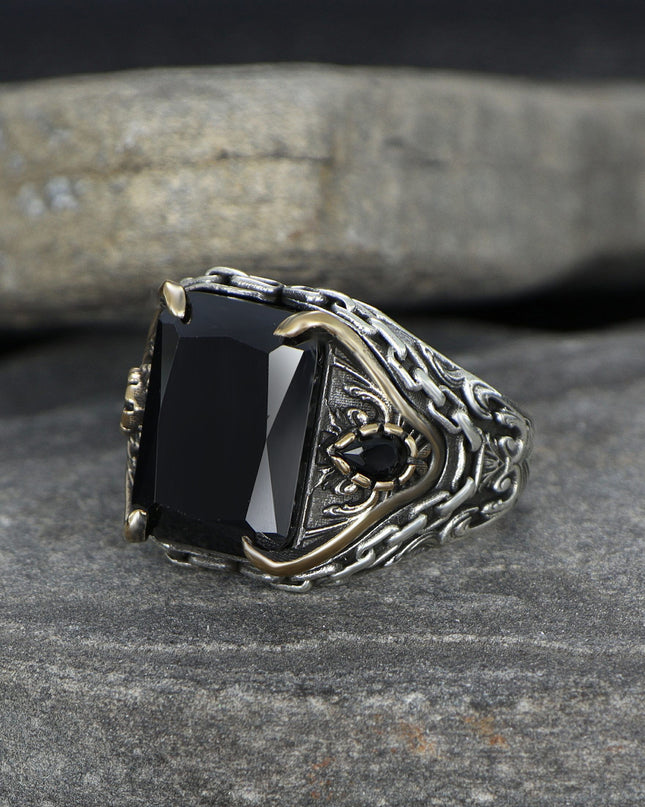 925 Silber Kettenring Zirkonia