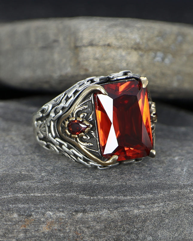 925 Silber Kettenring Zirkonia