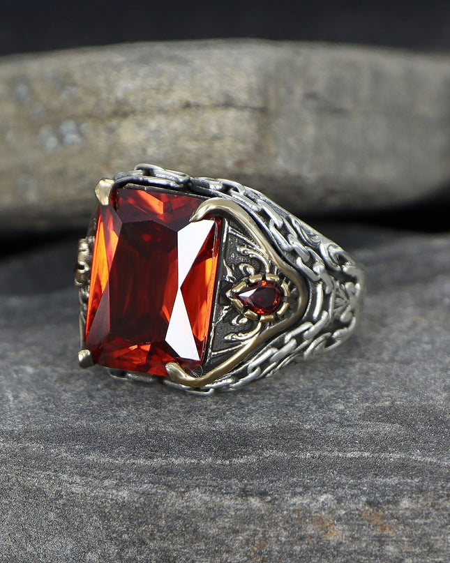 925 Silber Kettenring Zirkonia