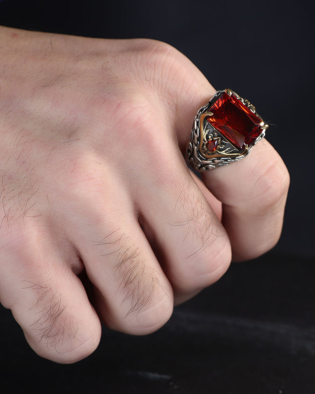925 Silber Kettenring Zirkonia