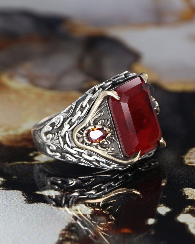 925 Silber Kettenring Zirkonia