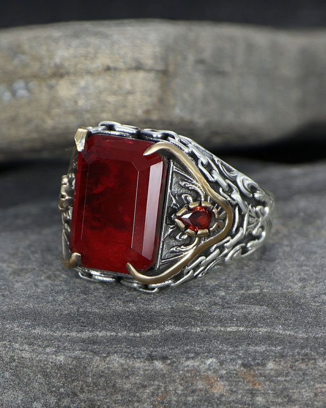 925 Silber Kettenring Zirkonia