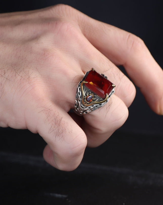 925 Silber Kettenring Zirkonia