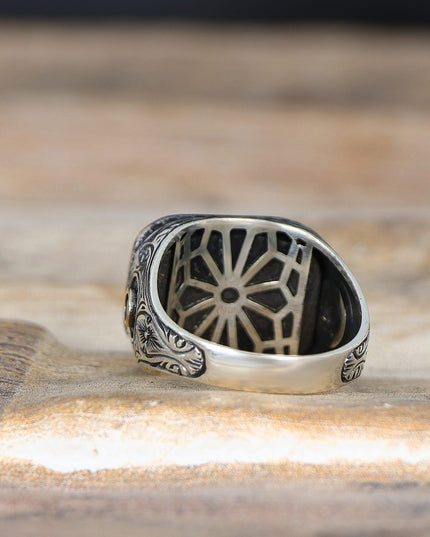 925 Silber Ring Achat