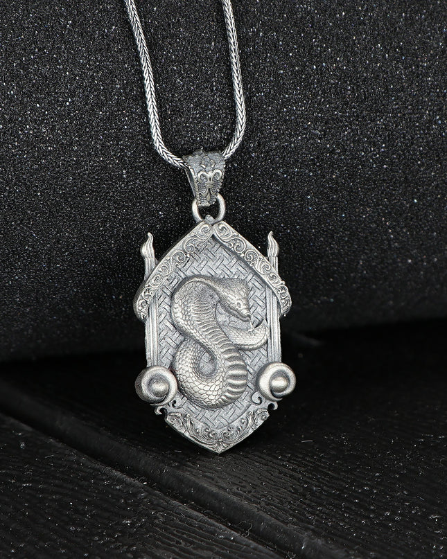 Schlange Halskette 925 Sterling Silber