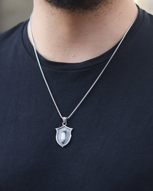 Kugel Halskette 925 Sterling Silber