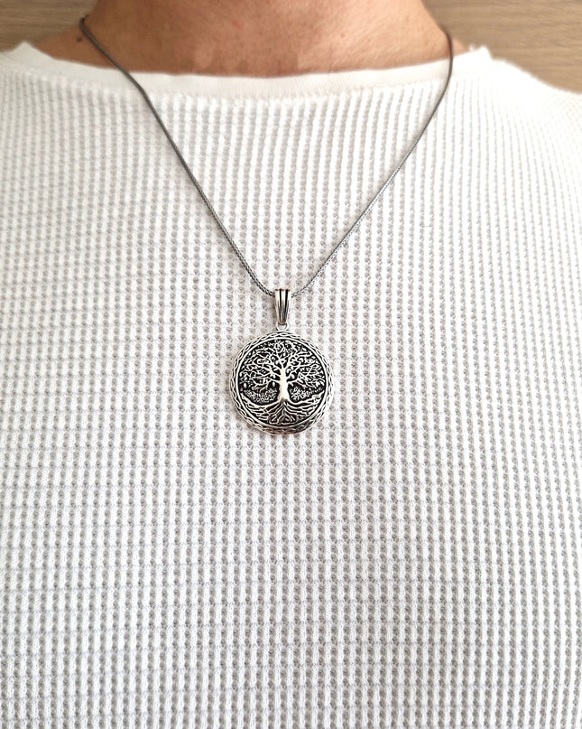 Lebensbaum Halskette 925 Sterling Silber