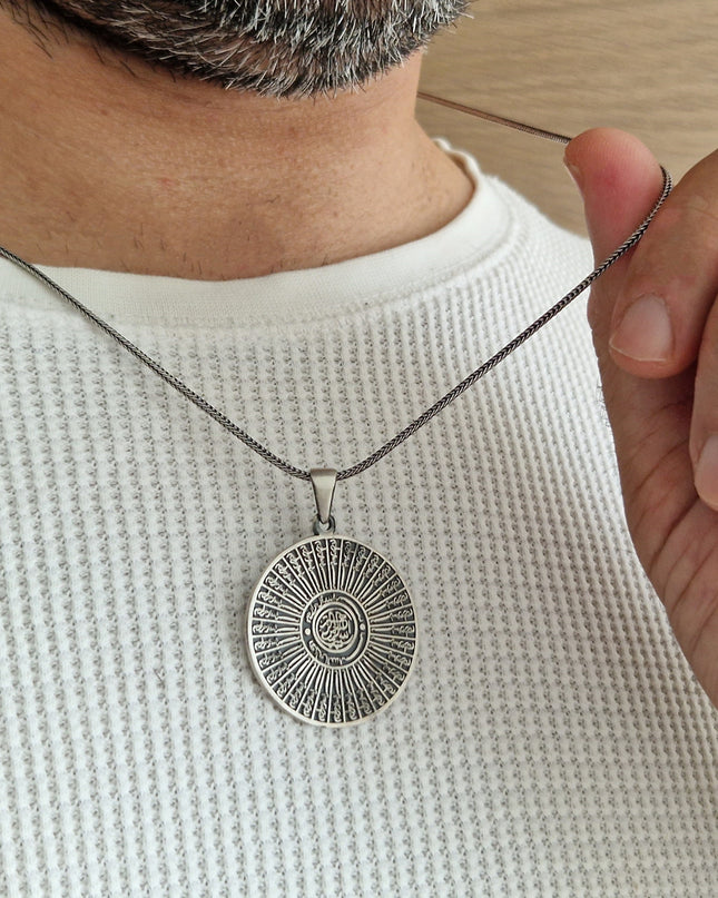 Islamische Halskette Halskette 925 Sterling Silber