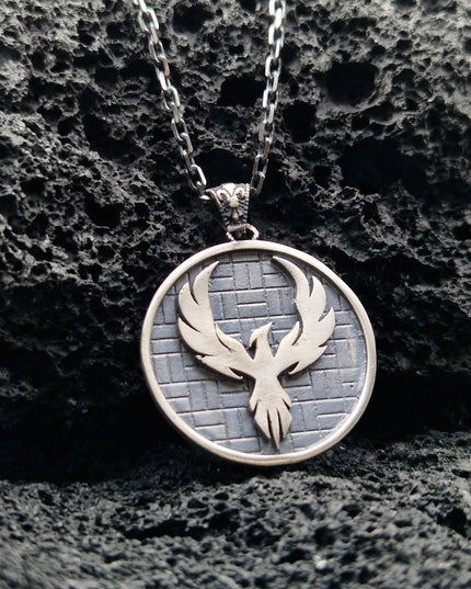 Phönix Halskette Halskette 925 Sterling Silber