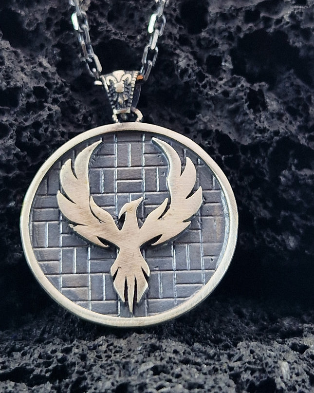 Phönix Halskette Halskette 925 Sterling Silber
