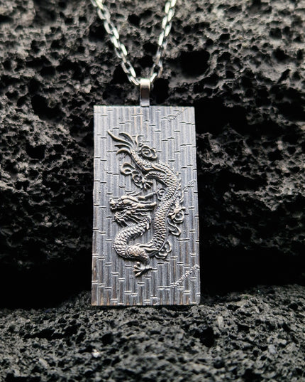 925er Silber Drachen Halskette