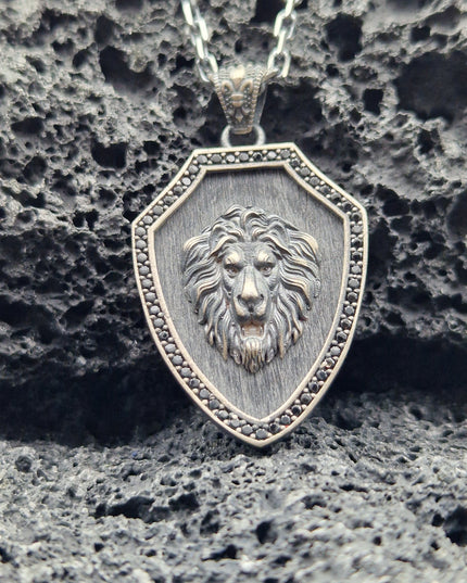 Löwe Halskette Halskette 925 Sterling Silber