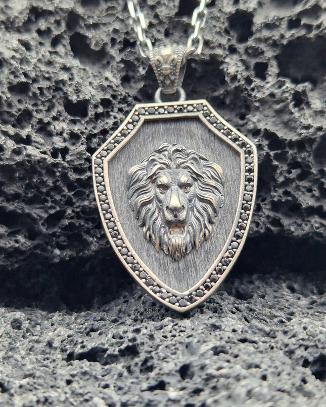 Löwe Halskette Halskette 925 Sterling Silber