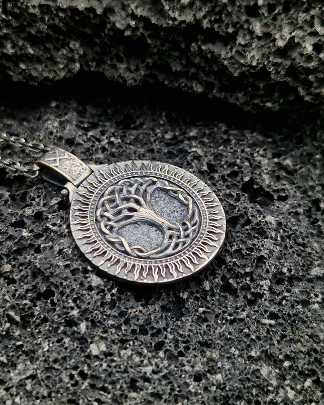 Lebensbaum Halskette 925 Sterling Silber