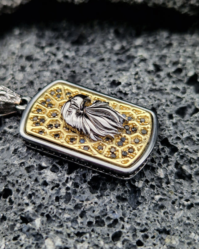 Adler Halskette 925 Sterling Silber mit Zirkon