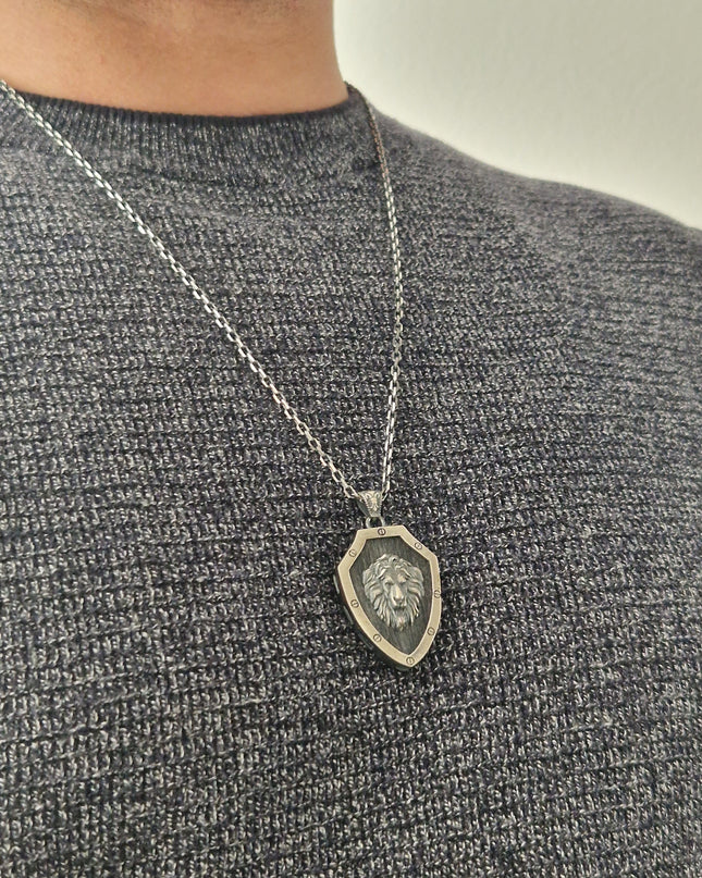 Löwe Halskette Halskette 925 Sterling Silber