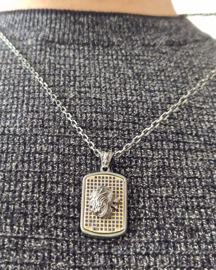Löwe Halskette Halskette 925 Sterling Silber