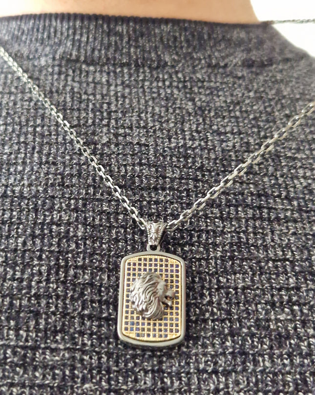 Löwe Halskette Halskette 925 Sterling Silber