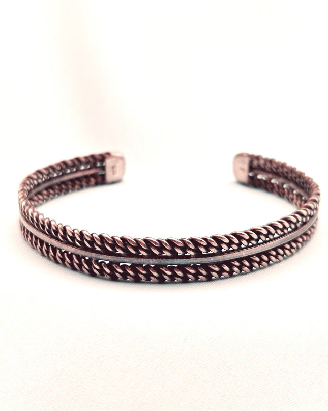 925 Silber Unisex Handgemachter Armreif Bangle Armband