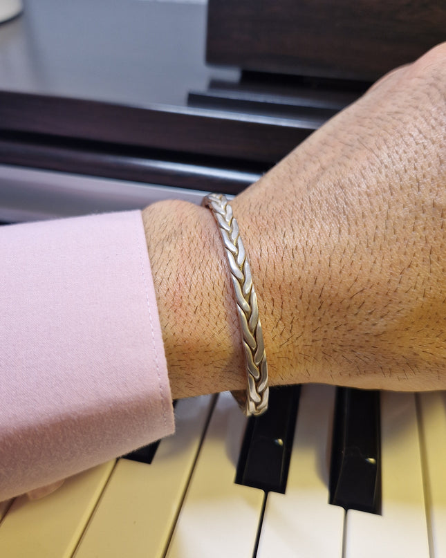 Massiv 925 Silber Unisex Handgemachtes Armband
