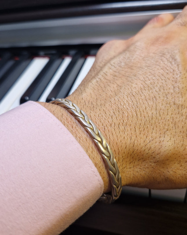 Massiv 925 Silber Unisex Handgemachtes Armband