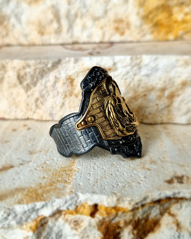 Ring Freesize 925 Silber - Ein Symbol von Mut und Stärke!