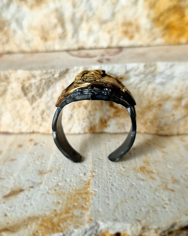 Ring Freesize 925 Silber - Ein Symbol von Mut und Stärke!