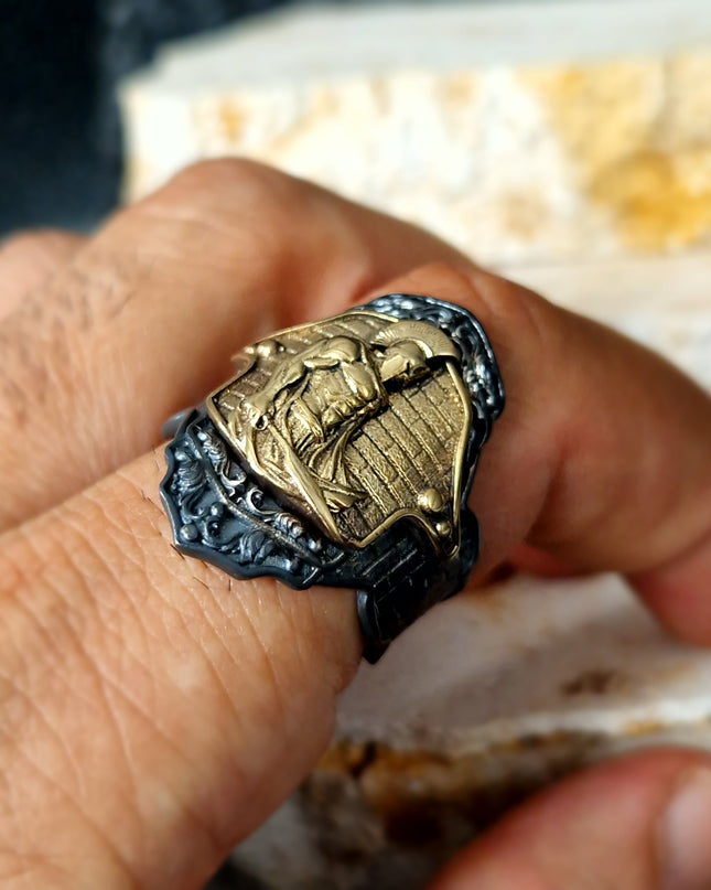 Ring Freesize 925 Silber - Ein Symbol von Mut und Stärke!