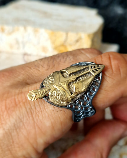 Spartan Helm Ring Free Size 925 Silber - Ein Symbol von Mut und Stärke!