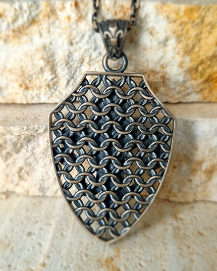 Fleur De Lis - Lilie Blumen Halskette Halskette 925 Sterling Silber