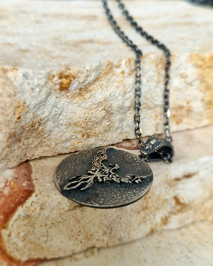 Phönix Halskette Halskette 925 Sterling Silber
