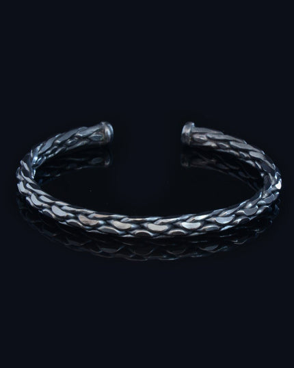 Premium Dragon Bangle Oxidized