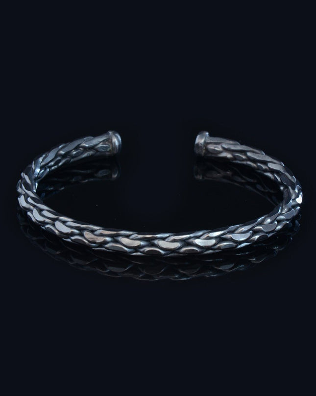 Premium Dragon Bangle Oxidized