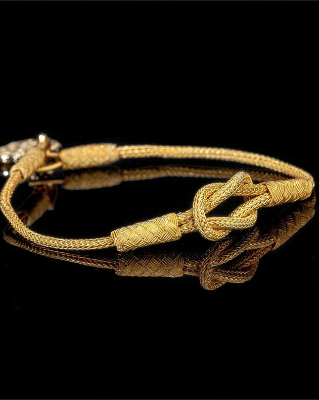Magic Ancient Touch, Gold Plated Unisex Bracelet
