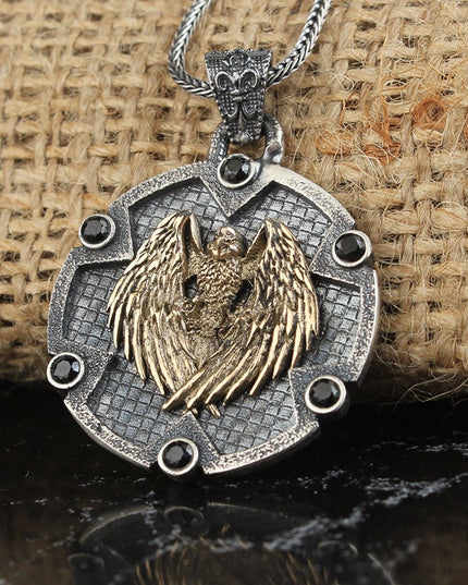 Adler Halskette 925 Sterling Silber