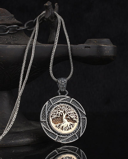 Lebensbaum Halskette 925 Sterling Silber