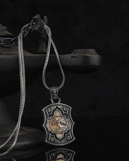 Lebensbaum Halskette 925 Sterling Silber