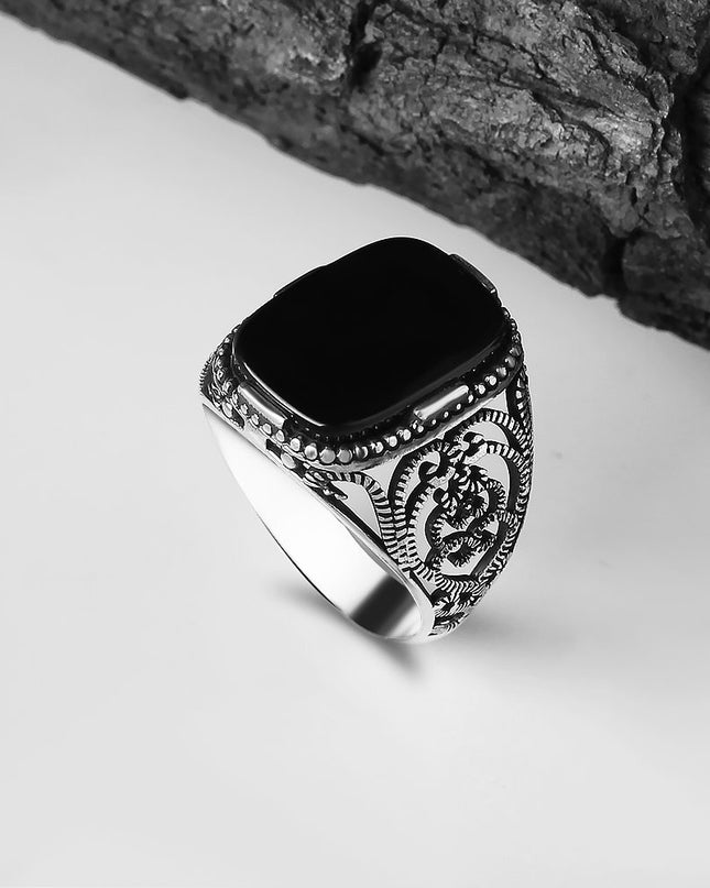 925 Silber Ring Onyx